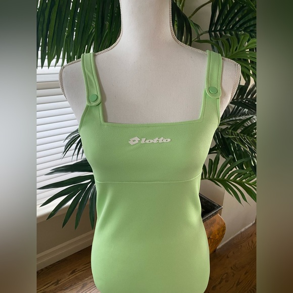 Zara x Lotto Limited Edition Capsule Collection Green Mini Dress 💚 NWT S… - Picture 3 of 11